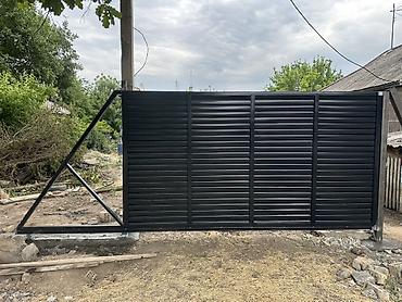 выдвижной ворота: Ворота в Бишкеке на заказ. Есть и готовые варианты — 2