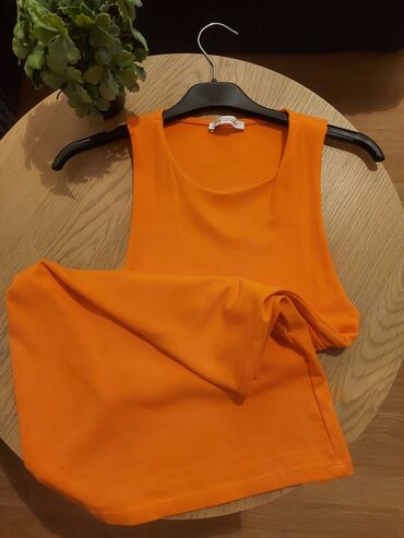 ženski duks m: Zara S (EU 36), bоја - Narandžasta, Drugi stil, Kratkih rukava