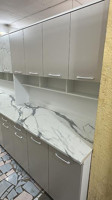 silver kitchen: Кухонные гарнитуры модульные 1,5-2мт - Современный дизайн: гладкие — 4
