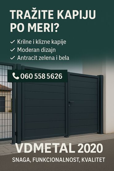 Usluge u domaćinstvu: 🛠️ Tražite kapiju po meri? 🔒 Sigurnost, stil i kvalitet – sve na — 3