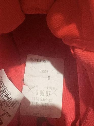 jordan kişi krossovkaları: Nike qırmızı idman ayaqqabısı Orijinal 39 ölçü - Rəng: Tam qırmızı — 4