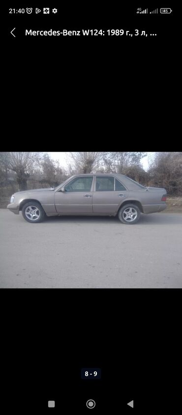 мерс ачкарик: Mercedes-Benz W124: 1989 г., 3 л, Механика, Дизель, Минивэн