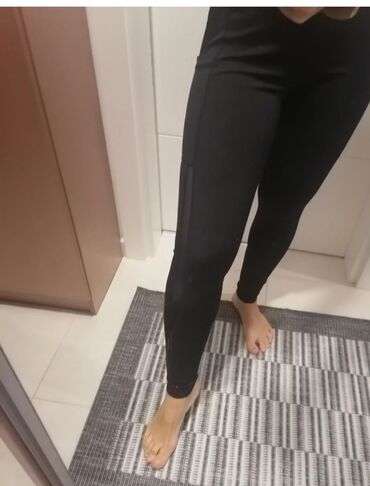 Helanke, biciklistički šortsevi: S (EU 36), Poliester, bоја - Crna, Prugasti — 3