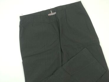 legginsy czarne gym glamour: Material trousers, 2XL (EU 44), condition - Very good