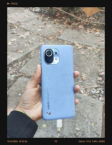 Xiaomi, Mi 11, Б/у, 256 ГБ, цвет - Голубой, 2 SIM