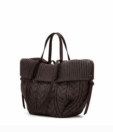 obi velika plana: Poléne merino torba dostupna u coko braon boji — 2