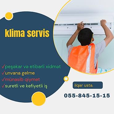 kondisoner ustası: Təmir, Split kondisionerlər, Diaqnostika, Zəmanətlə — 1