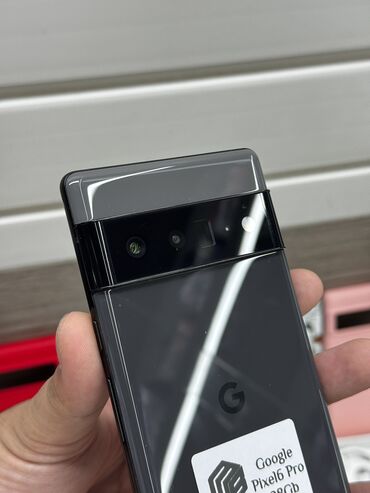 чехлы на наушники: Google Pixel 6 Pro, Колдонулган, 128 ГБ, түсү - Кара, 1 SIM