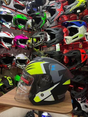 шлем мотоциклетный купить: Шлем открытый HF-223 + встроеные очки Mototech