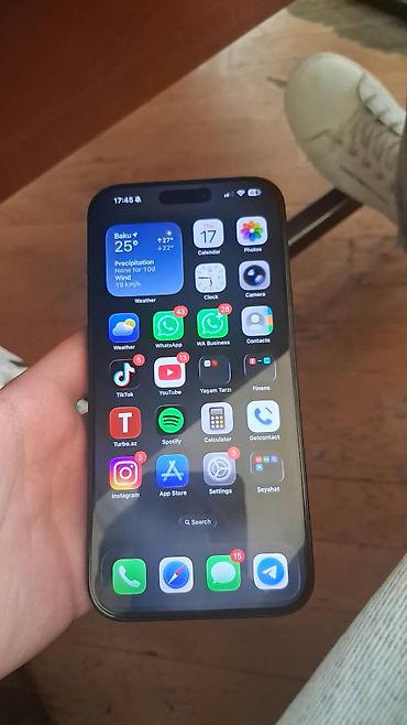 ayfon adapter: IPhone 16 Pro Max, 256 GB, Qara, Face ID — 8