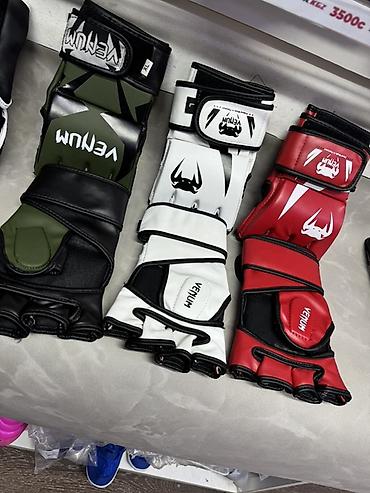 Перчатки: Перчатки для MMA и единоборств Venum (анатомические, открытые пальцы) — 3