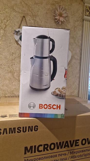 caydan dəsti: Məhsul: Bosch elektrikli çaydan və dəmlik dəsti (çayçı) — 1