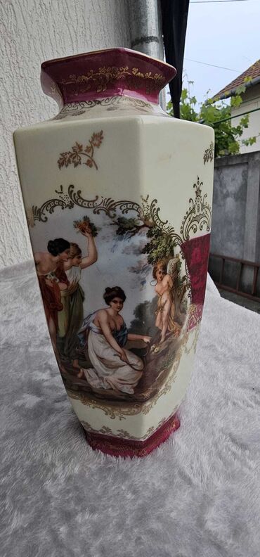 stone lampe beograd: Vase, Ceramics, color - Multicolored
