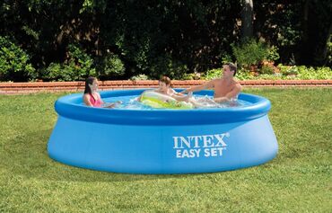 теплый бассейн: Каркасные, готовые бассейны 
INTEX