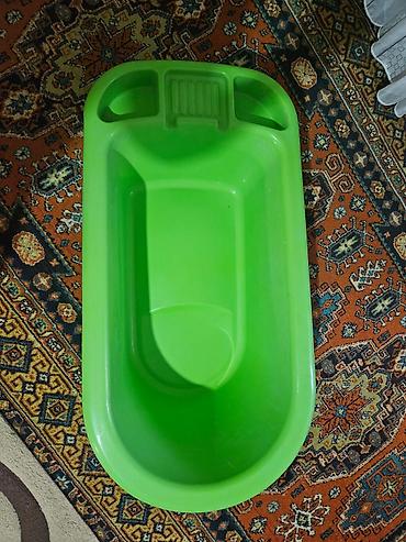 Uşaqlar üçün digər mallar: Uşaq vannanı – yaşıl rəngdə, plastik materialdan. Xüsusiyyətlər: - — 2