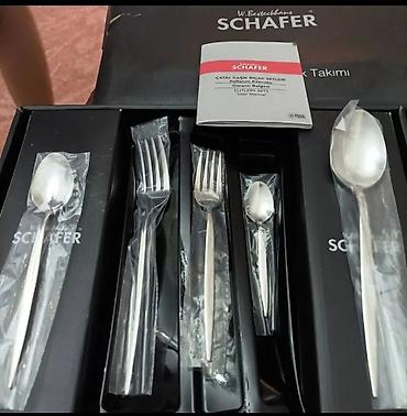 sviter: Schafer Solid 60 Parça qaşıq çəngəl dəstiSchafer qasiq desti 🌀 12 — 2