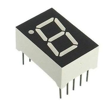 7 Segment Display – Ümumi Katod, 1 Rəqəm, Qırmızı LED Mükəmməl