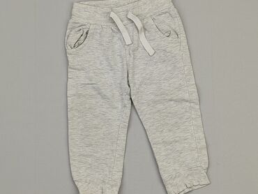 szare spodnie adidas: Spodnie dresowe, Cool Club, 12-18 m, stan - Dobry
