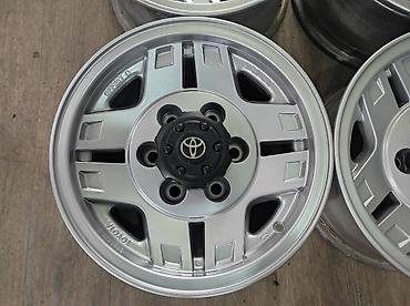 es 2016: Литые Диски R 15 Toyota, Комплект, отверстий - 6, Б/у — 3