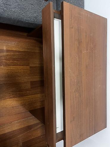 Masalar: Mebel: Kompakt yazı/konsole masası - Material: MDF/LDSP əsaslı, qoz — 2