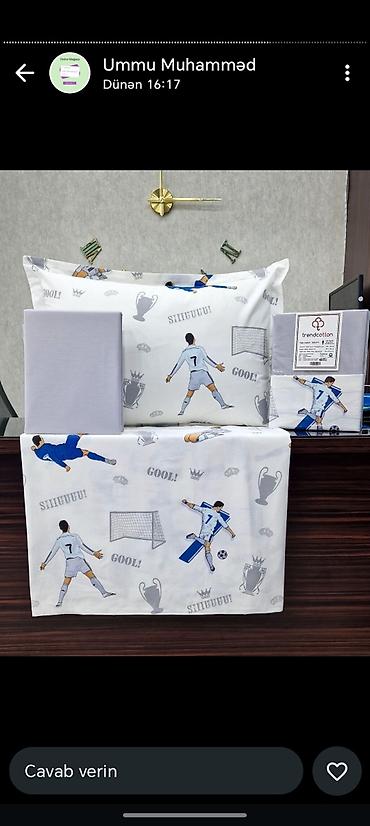 Yataq otağı dəstləri: Məhsul: Gilan Pastel yataq dəsti Xüsusiyyətlər: - Material: Yumşaq — 13