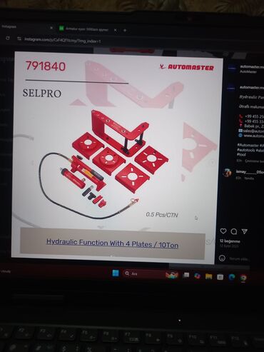 Avtoservis avadanlıqları: CAMBER VE KASTER AYARLARINI DUZELDEN SAFFA VE AMARTIZATOR