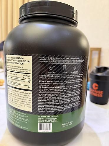 creatin: Креатин моногидрат — 2,27 кг Micronized Creatine Powder. Новый, банка — 3