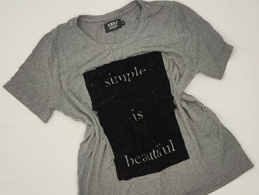 calvin klein t shirty damska: T-shirt damski, SIMPLE, rozmiar L