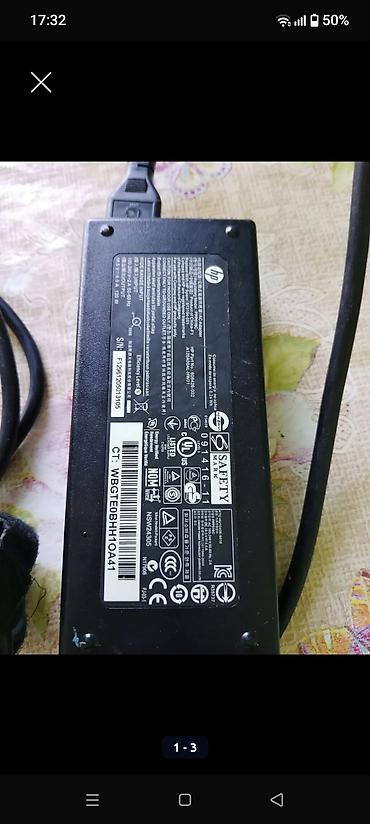 masaüstü gaming pc: HP noutbuk adapteri / şarj cihazı - Brend: HP - Model: HP AC Adapter — 3