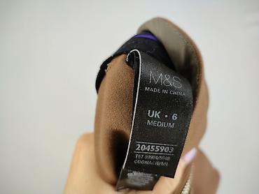 nutmeg spodnie: Marks & Spencer, Spodnie materiałowe damskie, rozmiar S — 6