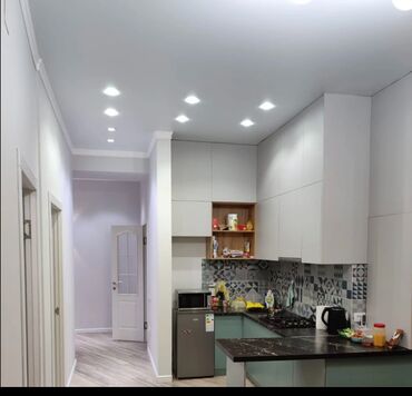 снять квартиру в элитном доме в Кыргызстан | Долгосрочная аренда квартир: 2 комнаты, 56 м², Элитка, 3 этаж, Свежий ремонт, Комбинированное отопление