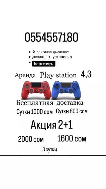 PS4 (Sony PlayStation 4): Аренда Сони