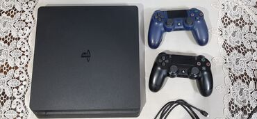 Информатика: Sony PlayStation 4 Slim oyun konsolu – 1 TB Komplekt: - PS4 Slim 1 TB