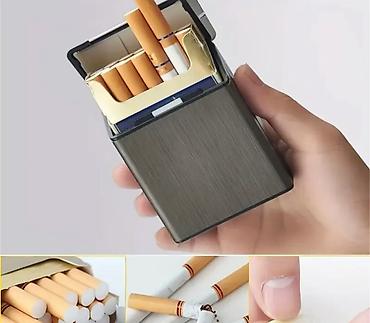 Зажигалки: ⚡️Портсигары - коричневый, серебряный, залотистый цвета. Удобный — 7