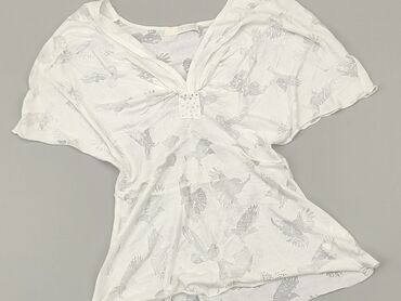 zara białe bluzki wyprzedaż: Blouse, S (EU 36), condition - Fair