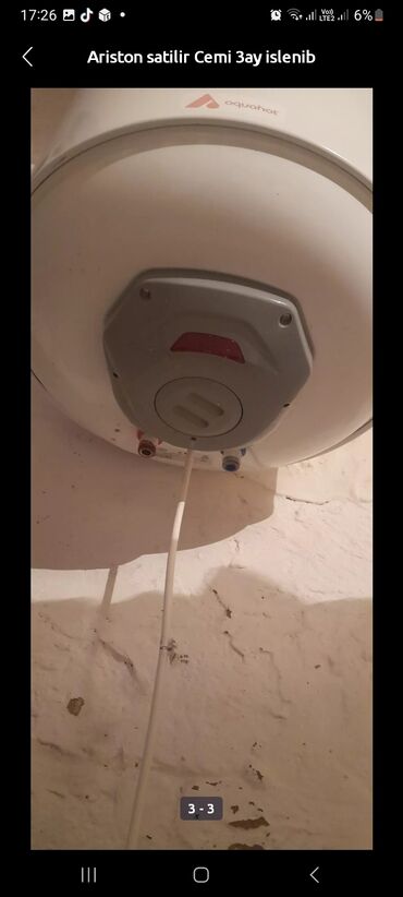 ariston sumqayit: Ariston 100 l, Yeni, Kredit yoxdur, Ünvandan götürmə