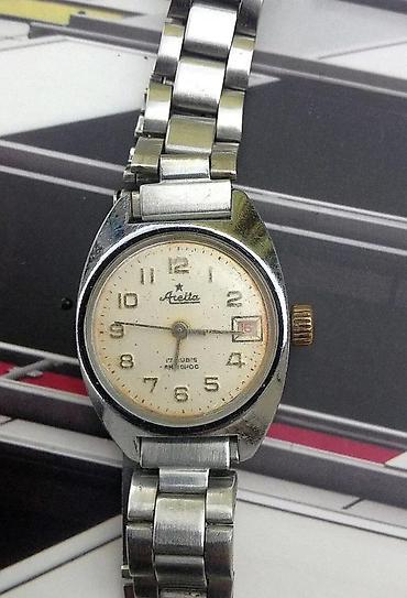 Ručni satovi: Omikron 3360 Swiss Made 21 Rubis navijač Aretta navijač dat. Cena za — 11