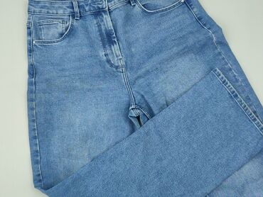 jeansy marmurki damskie: Jeans for women, Mohito, size XL (EU 42)