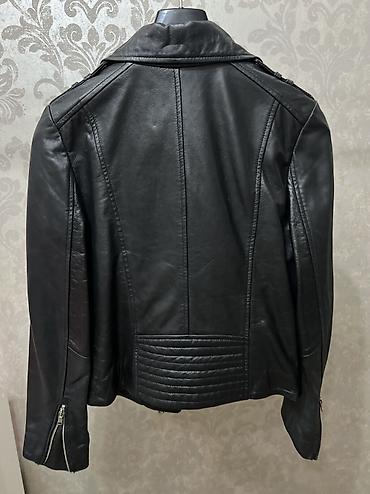 армани оригинал: Кожаная куртка, Косуха, Натуральная кожа, S — 6