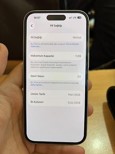 apl: IPhone 15, 128 GB, Mavi, Face ID — 7