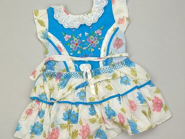 sukienka midi satynowa: Sukienka, 1.5-2 lat, 86-92 cm, stan - Zadowalający