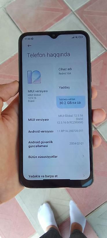 honor 9x qiyməti: Redmi 10, 64 GB, rəng - Qara, Barmaq izi — 4
