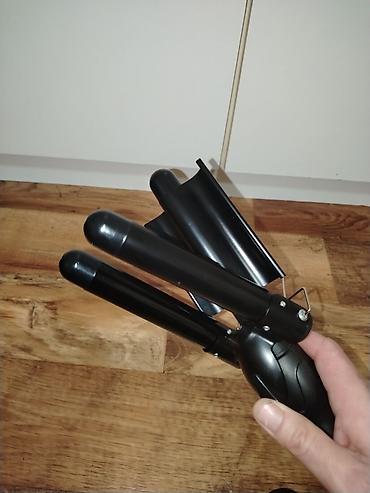 Figaro za kosu: Talasasta presa za kosu – trostruki valoviti uvijač (3 barrel waver) — 6