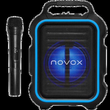 fm radio: Novox Mobilite Blue ( Karaoke kalonkası Karaoke mikrofonu Ev üçün