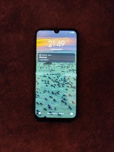 note 7 ekran: Xiaomi Redmi Note 7, 32 GB, rəng - Mavi, 
 Barmaq izi, Sensor