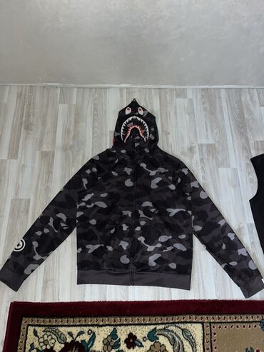 брендовая одежда бишкек: Худи BAPE Shark унисекс с полноразмерной молнией и оригинальным