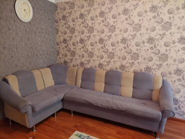 Divan və kreslo dəstləri: Künc divan, İşlənmiş, Açılan, Bazalı, Parça, Çatdırılma yoxdur