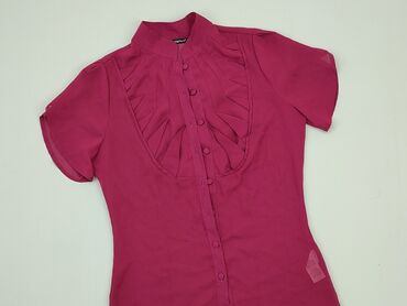 granatowa bluzki krótki rękaw: Блуза жіноча, Atmosphere, S, стан - Ідеальний