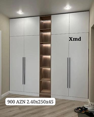 keramik tava: Məhsul: Divar dolabı - Ölçülər: 2.40 x 250 x 45 sm (eni x hündürlük x — 1