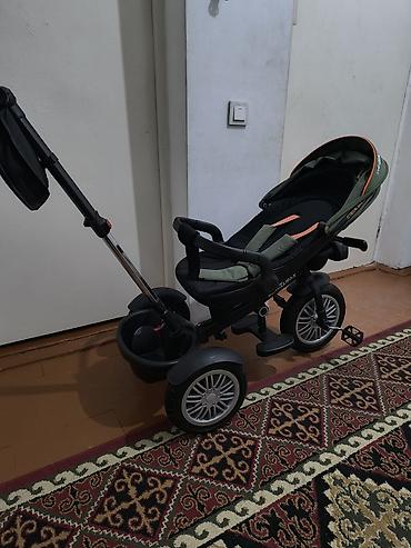 Детские велосипеды: Детский трехколесный велосипед-каталка Skillmax с родительской ручкой — 7